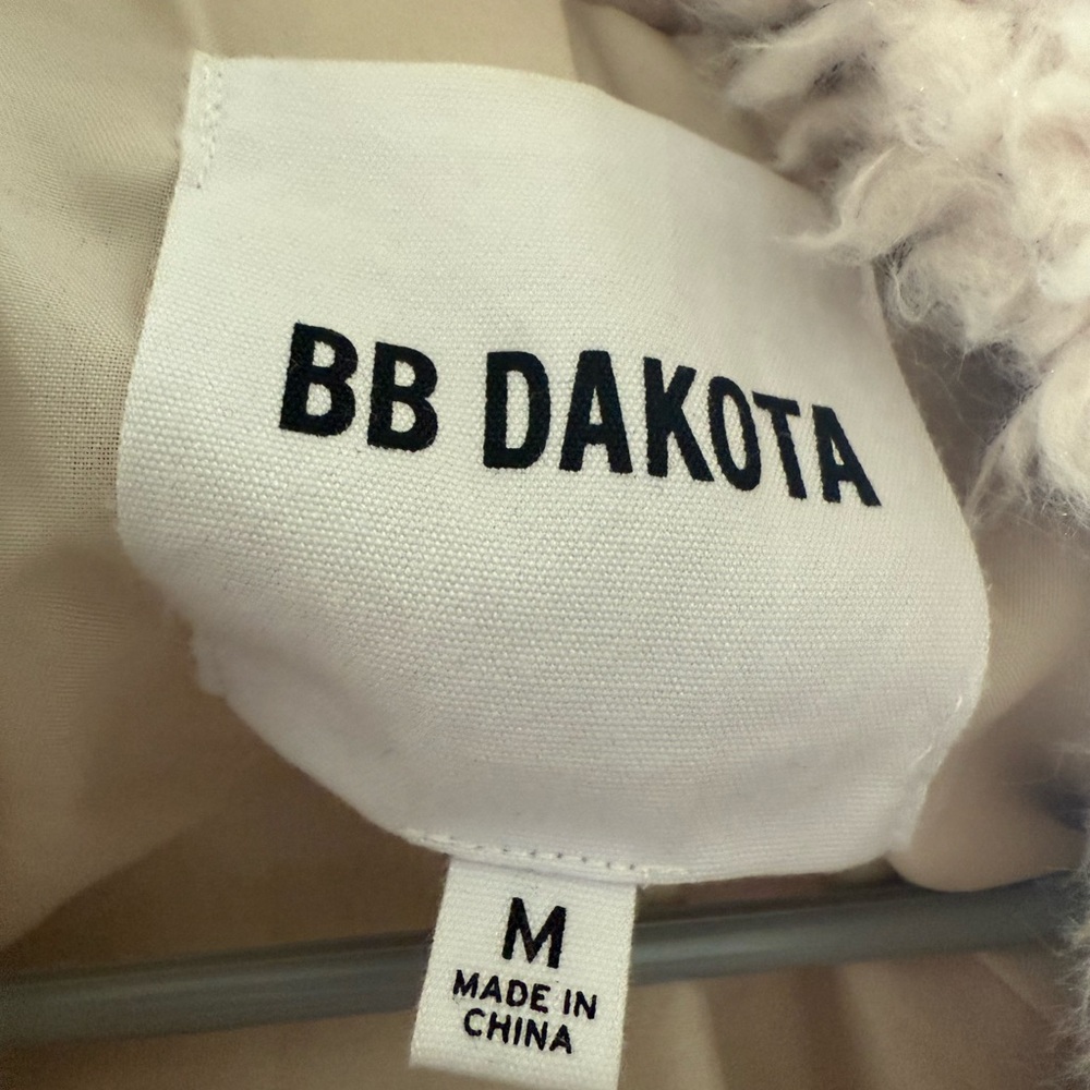 BB Dakota Soft Cream Teddy Jacket - Picture 2 of 4